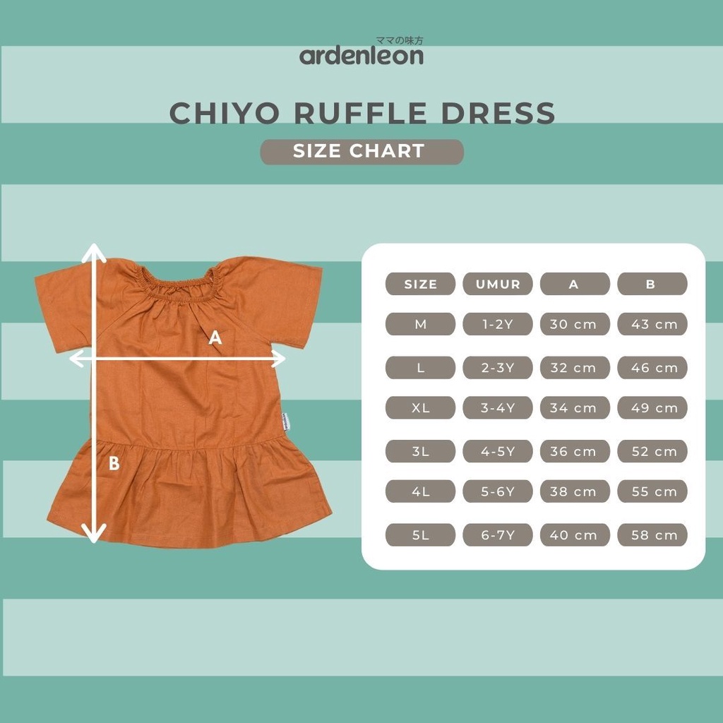 Ardenleon - Chiyo Ruffle Dress