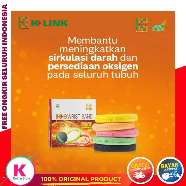 Gelang Kesehatan Gelang Karet Wristband Aksesoris Olahraga Gelang Terapi  eWristband Original
