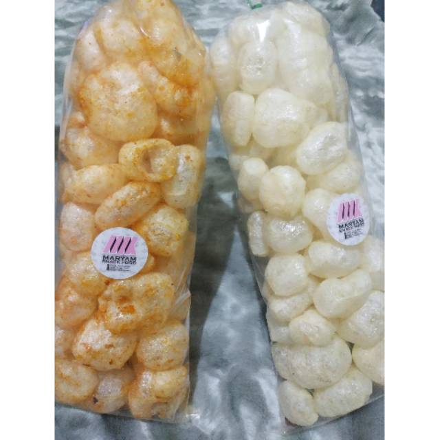 

Ready kerupuk kulit original & pedas