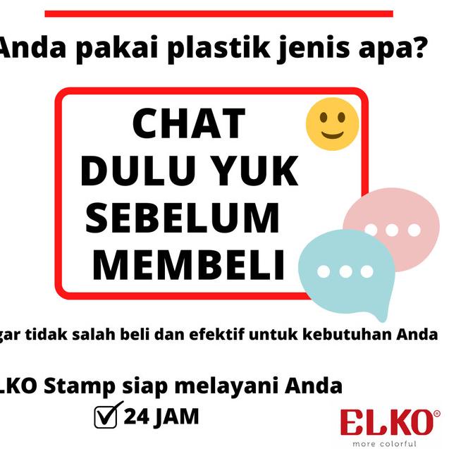 ✶ Tinta Stempel Permanen Plastik Expired Date Warna MERAH - ELKO 100 ML ✧