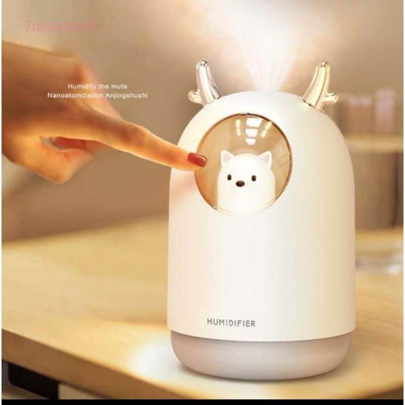 Humidifier aromaterapi pelelembab change colour ultrasonic