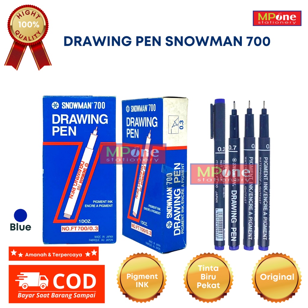 

Drawing Pen Snowman / Spidol Drawing / Drawing Pen Semua Ukuran / Drawing Pen Set