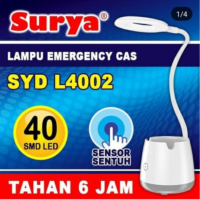 Lampu Belajar Surya SYD L4002 Dimmable Touch Sensor