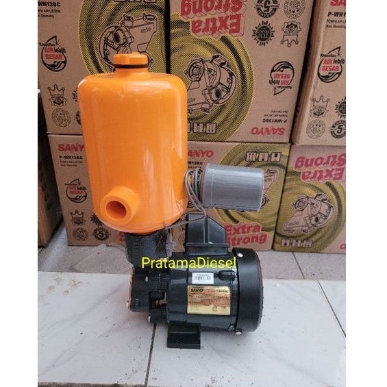 Pompa air SANYO PWH138+Otomatis+tabung fiber