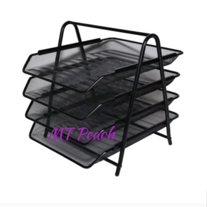 

Paper | Organizer Dokumen 4 Tingkat / File Tray Letter Tray 4 Tier Murah Baru