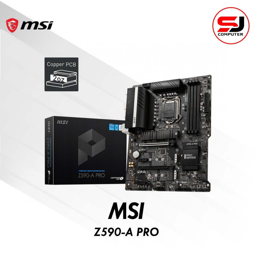 MOTHERBOARD MSI Z590-A PRO intel LGA1200 Z590 DDR4 - Rocket Lake