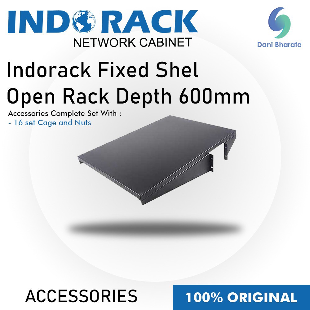 Indorack Aksesoris Fixed Shelf Open Rack Depth 600mm