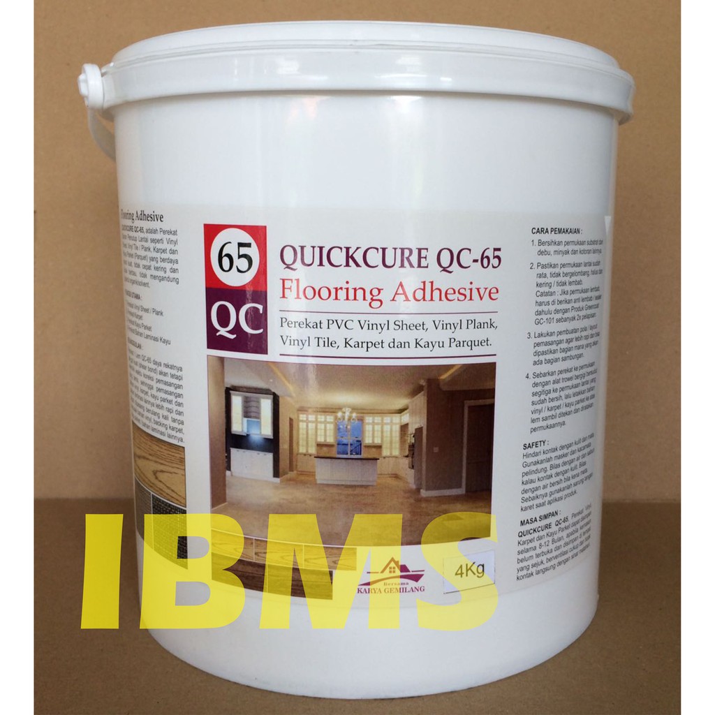 Lem Lantai Vinyl / Lem HPL / Lem Karpet / Lem Lantai Kayu QUICKCURE 65