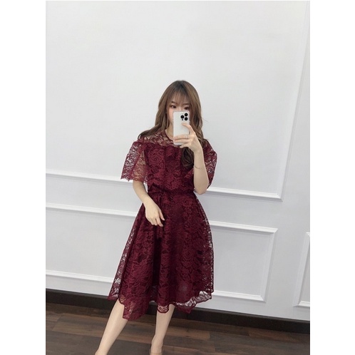 DRESS VINELLY BRUKAT / NEW DRESS / FASHION STYLE / COD / BAYAR DI TEMPAT / PAKAIAN WANITA TERBARU / DRESS CANTIK