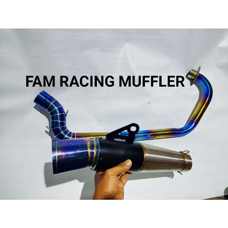 Knalpot Model Daeng 4 (Laser Nama) Satria Fu Vixion