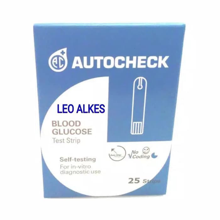 Autochek strip gula darah / Stik gula darah / refill stik gula darah