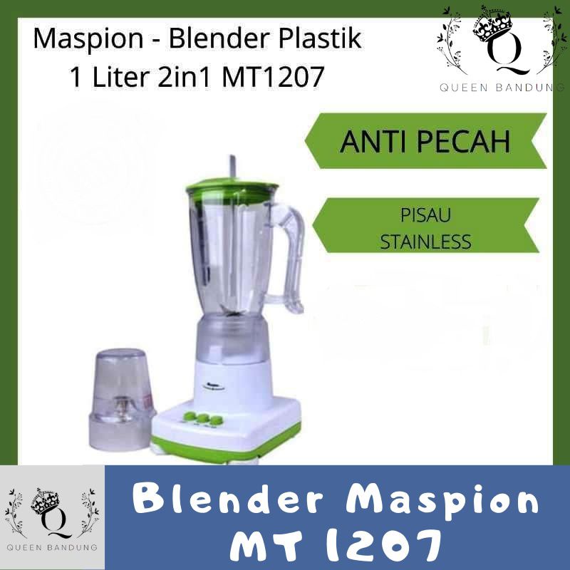 Maspion Blender MT 1207 2IN1 Plastik