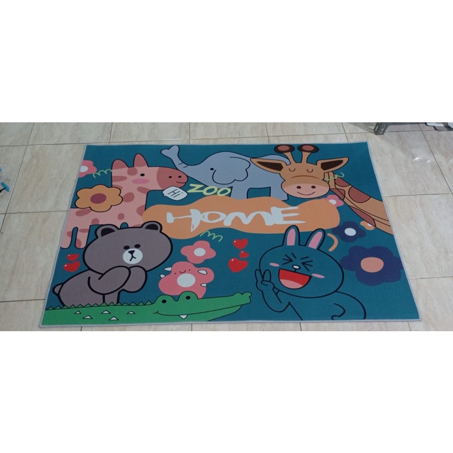 Karpet Rumah Tangga Style Minimalis Modern Anti Slip 90 x 140 cm