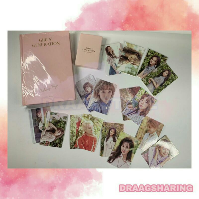 SNSD - SEASON GREETING 2017 PHOTOCARD / MINI CALENDAR
