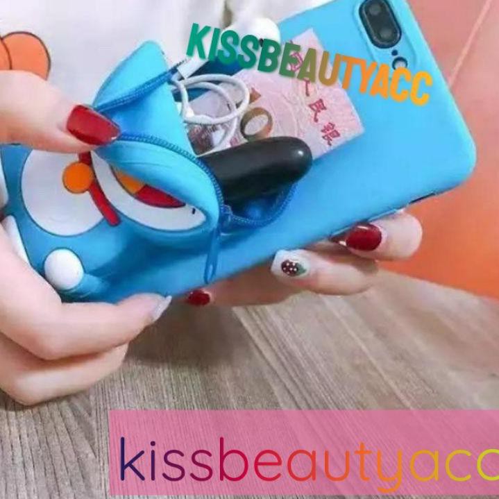 VIVO V19/V17 PRO/Y91C/Y93/Y91/Y95/Y20/Y20I/Y20s/SOFT CASE KARAKTER DISNEY DOMPET KOIN/GANTUNGAN TALI
