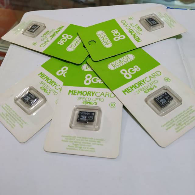 MEMORY mmicro sd ROBOT 8GB original garansi resmi