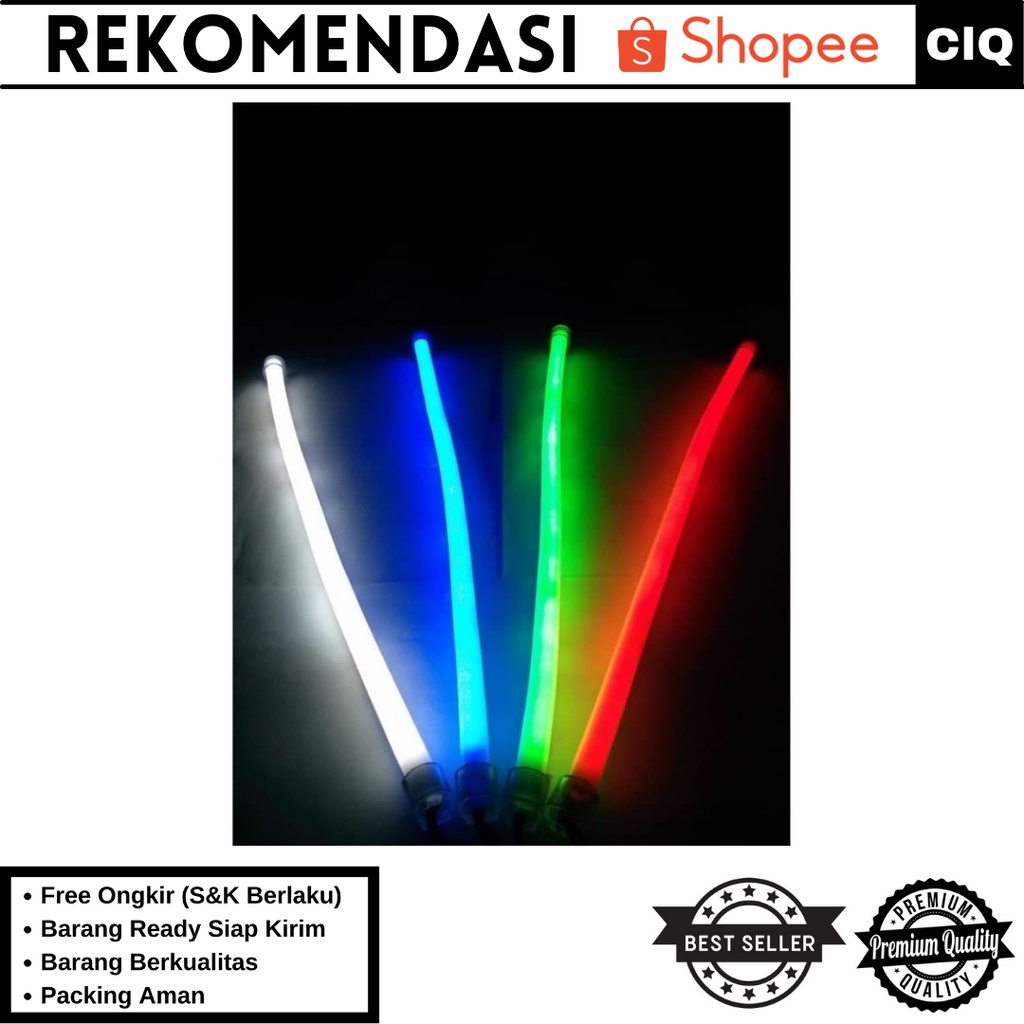 [2 Buah / Sepasang] Lampu Garis LED Alis Neon Panjang 30 cm DRL Flexible/Fleksibel Lampu LED Alis Variasi Motor dan Mobil - LED Alis Motor Murah / LED Alis Motor Beat / LED Alis Motor Beat Jupiter / LED Alis Motor Vario / LED Alis Motor NMAX