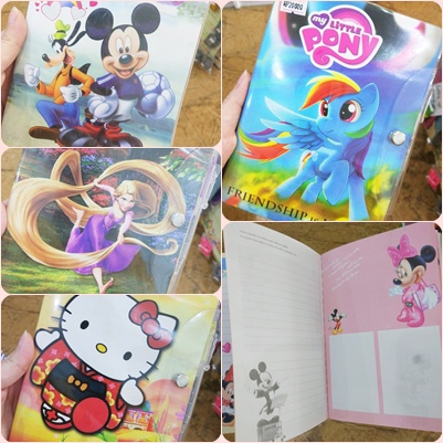 

[ORGM] *SALE* Buku Catatan Anak Diary Anak Karakter tebal warna warni