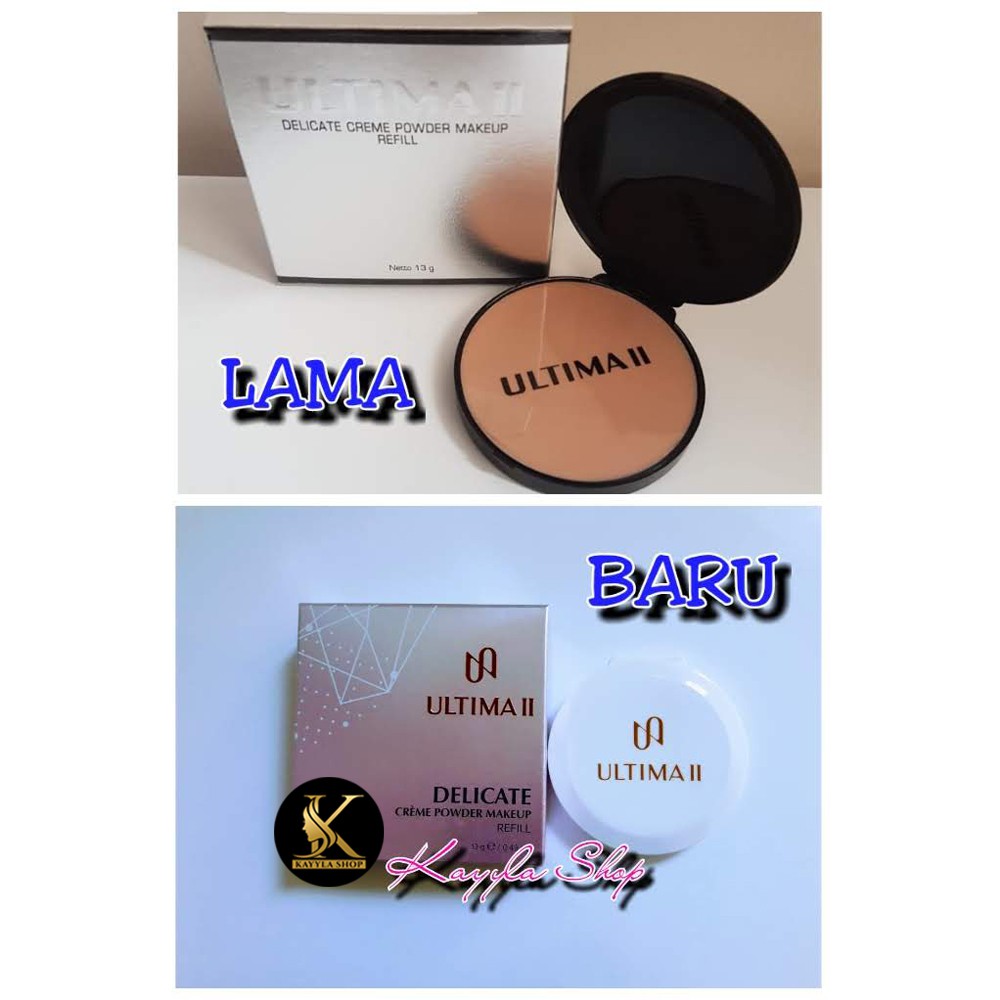 Ultima II Delicate Creme Powder Refill (Bedak Padat/Basah) 13gr - Barang Ready