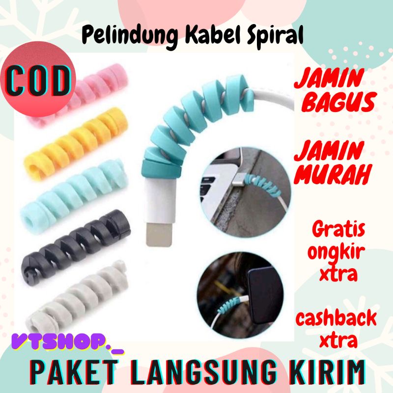 V428 - Pelindung Ujung Kabel Spiral / Pelindung Kabel / Pelindung Kabel Spiral