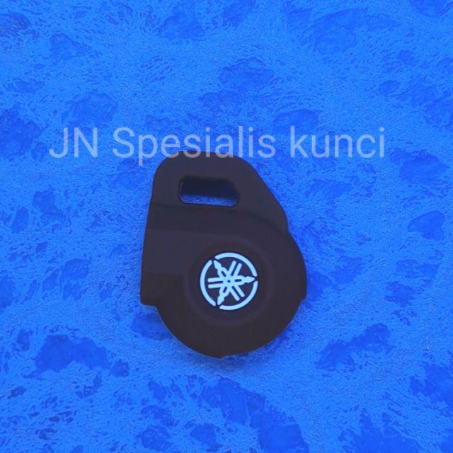 Sarung silikon kunci motor Nmax, lexi-Coklat