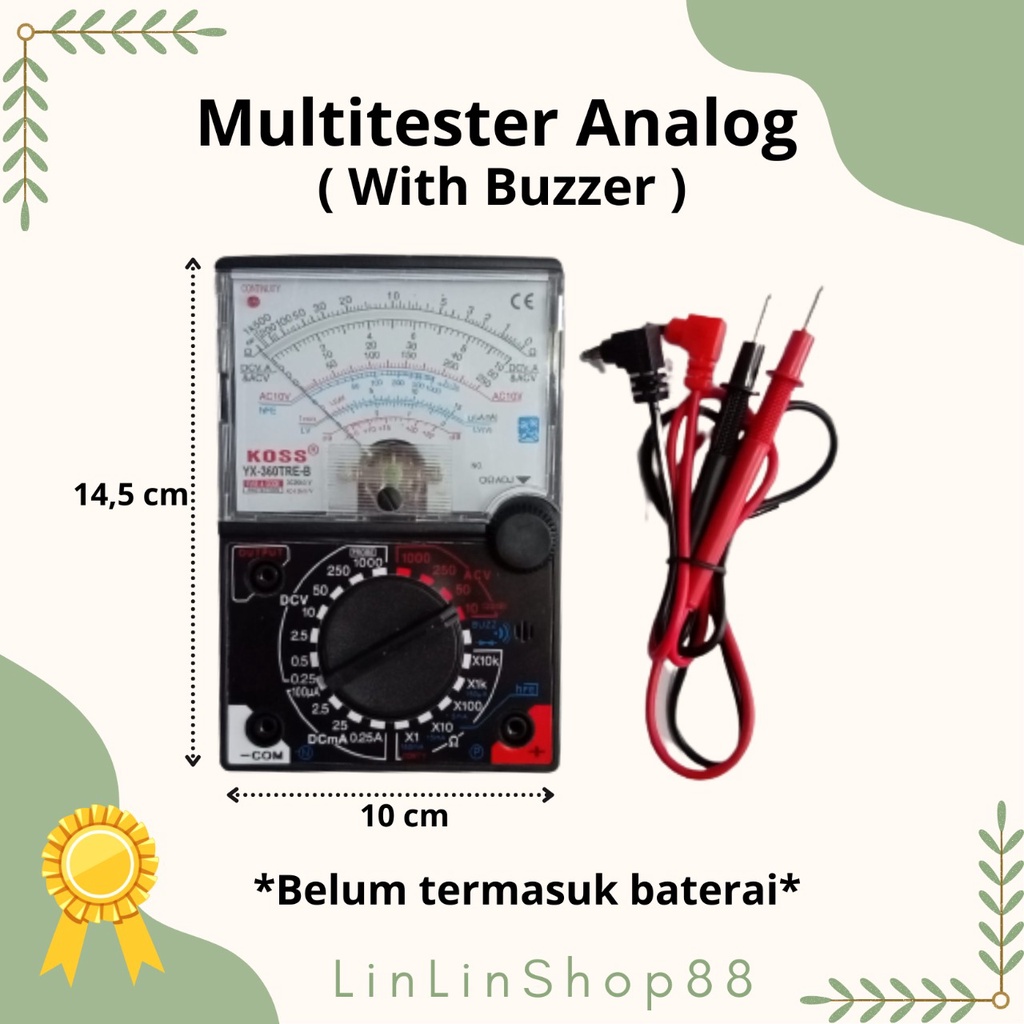 Multitester/ Multimeter/ Avometer Analog Besar Premium KOSS