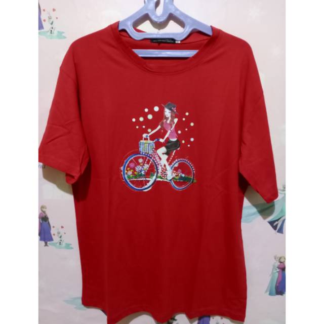 Kaos Pretty Cute Sepeda