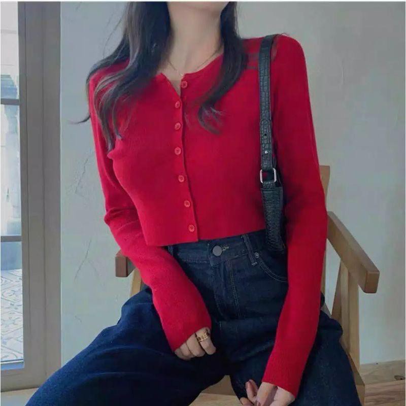 GFS RJT ANGEL KOREAN CROP RAJUT KNIT TOP