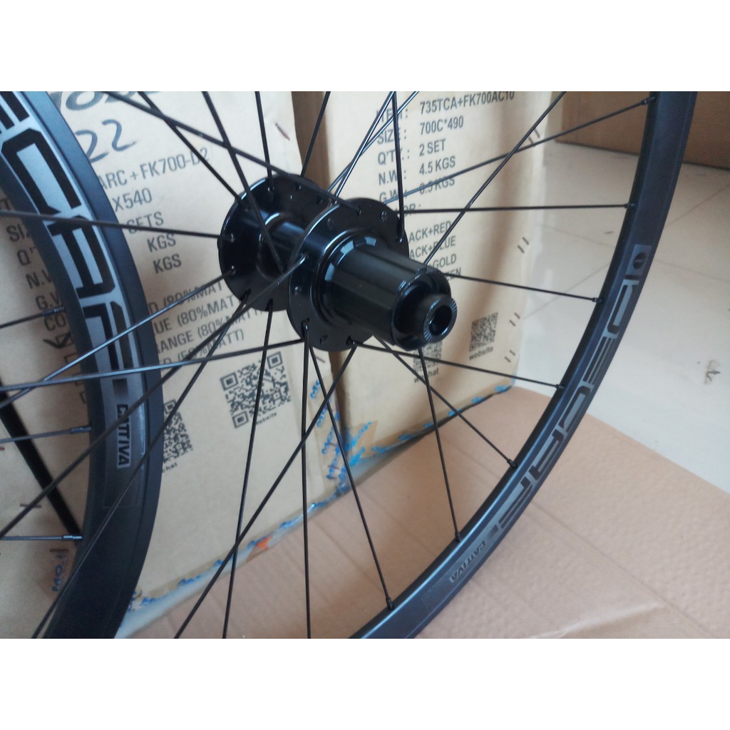 Wheelset Decaf RoadBike 700 C Ta12x142 Disc Brake