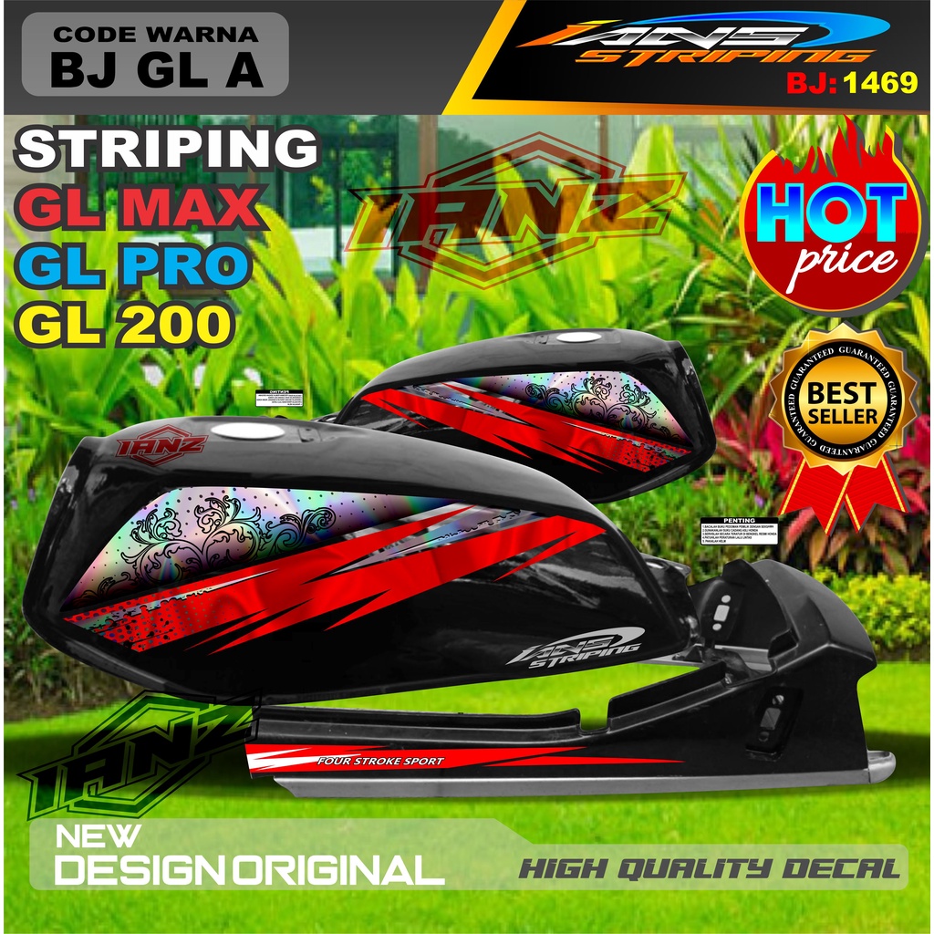 STRIPING STIKER GL PRO VARIASI HOLOGRAM / STRIPING GL PRO MAX VARIASI HOLOGRAM / STRIPING GL