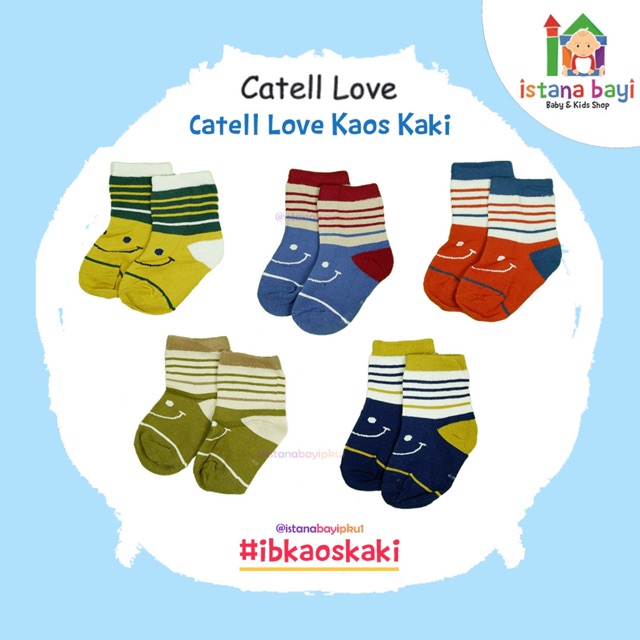 Catell Love Kaos kaki anak - kaos kaki anak murah CL210416
