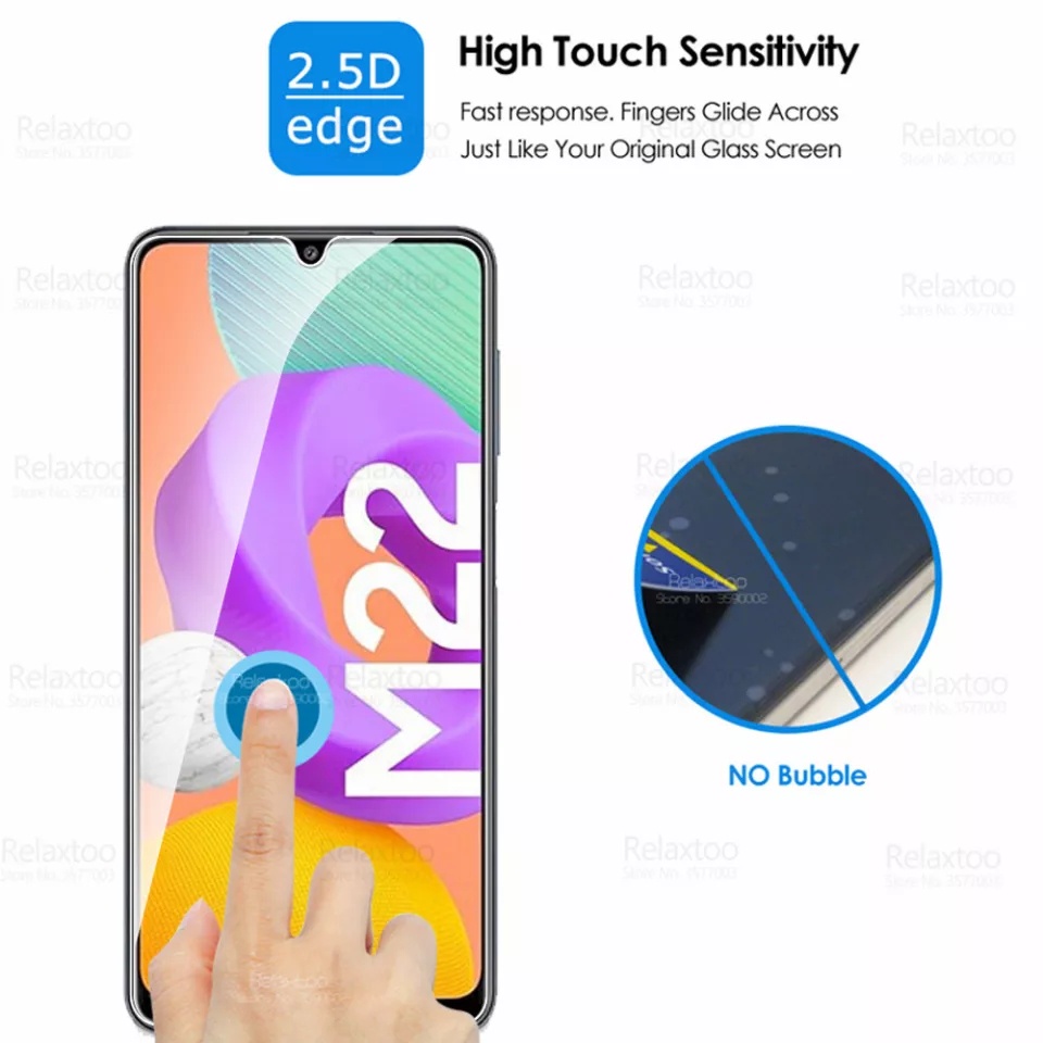 PROMO Tempered Glass SAMSUNG M22 Full Layar Screen Guard Protector Antigores Kaca