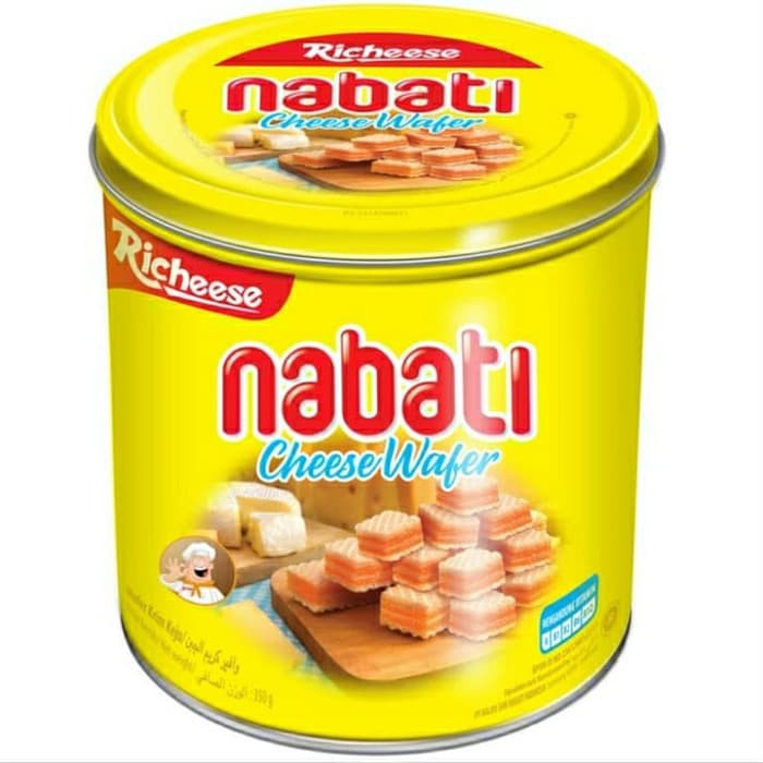 

Wafer Nabati Kaleng Tersedia Rasa Keju / Coklat / Pink Lava