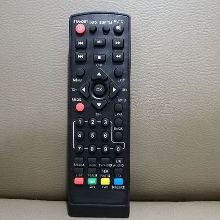 REMOTE REMOT STB RECEIVER DIGITAL DVB VENUS T2