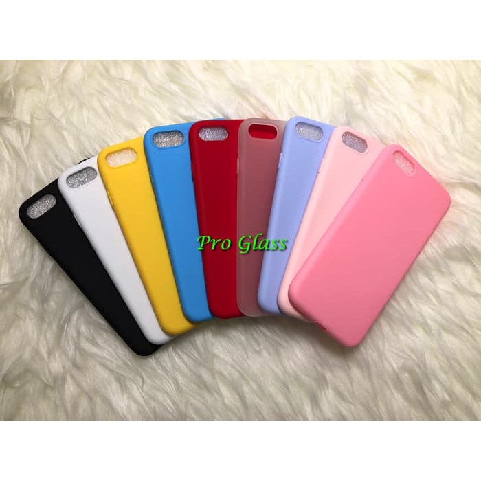 C107 Iphone 5 5S SE / 6 6S / 6+ / 7 / 8 / 7+ 8+ Colourful Ultrathin Silicone Case / Matte Case