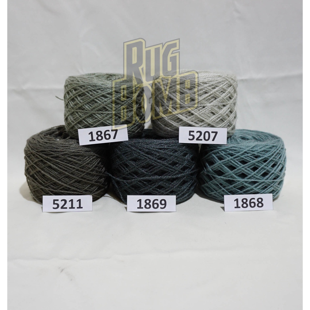 Benang Wool Siet Acrylic Yarn Ply Kecil Warna Abu-Abu