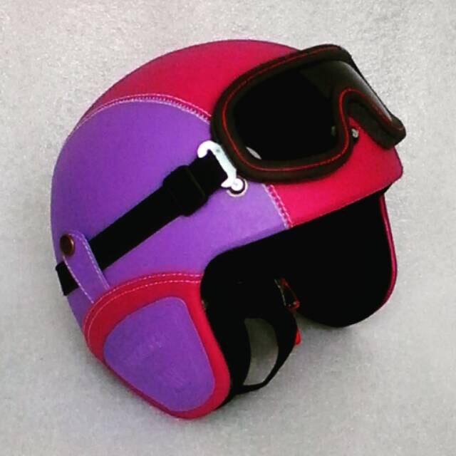 HM-1976 Helm Pororo Dewasa (Fanta Ungu) Murah
