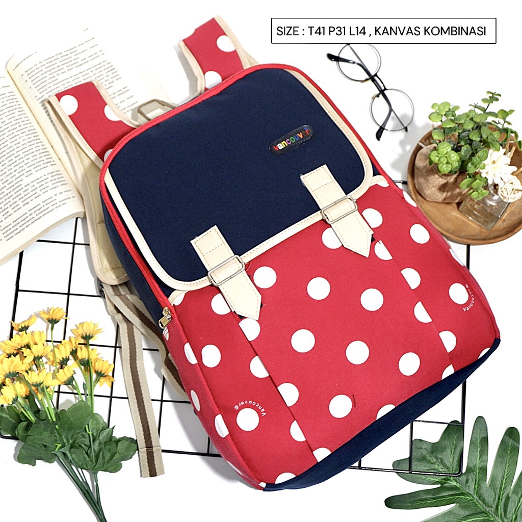 BACK BAG WANITA/ TAS RANSEL/ TAS WANITA/ TAS RANSEL SEKOLAH / TAS FASHION LOKAL/RANSEL FASHION