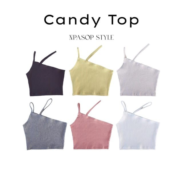 Tq88indonesia Fashion Tanktop Cewek  Kekinan / Candy Top/ Baju Atasan Seksi / Singlet Crop / Dalaman Wanita Terbaru / You Can See