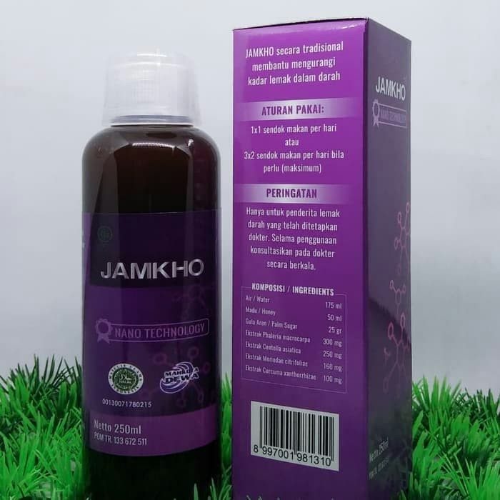 Jamkho Jamu Obat Herbal Kolesterol Asli Original 250 ml