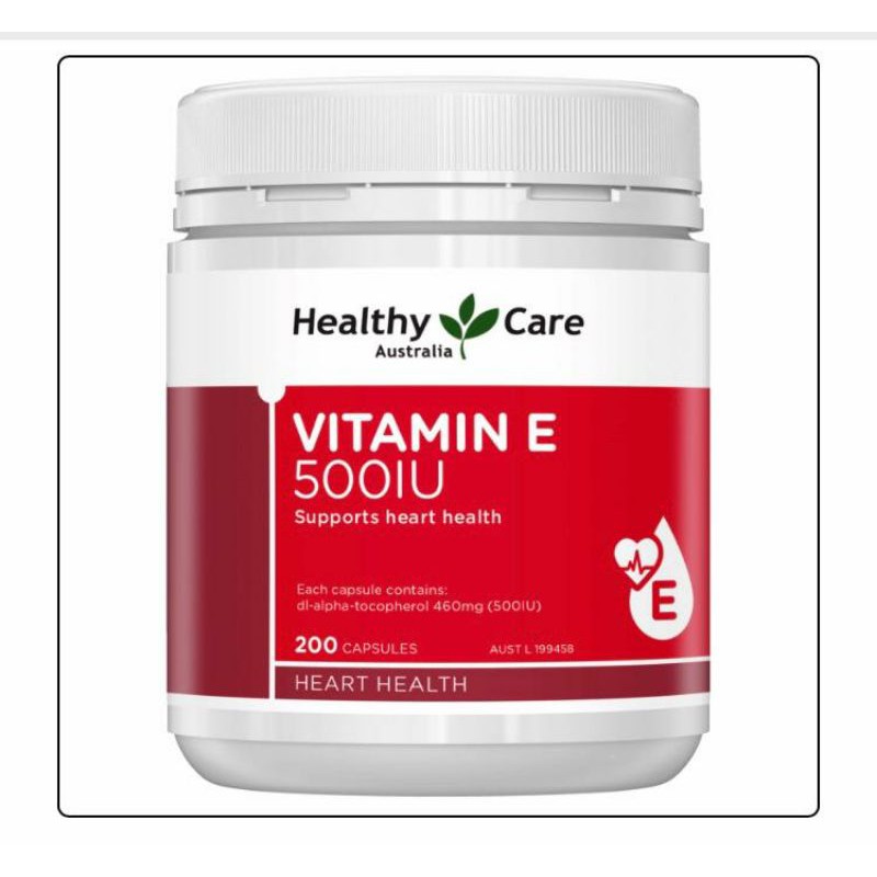 Healthy Care Vitamin E 500IU 200 caps