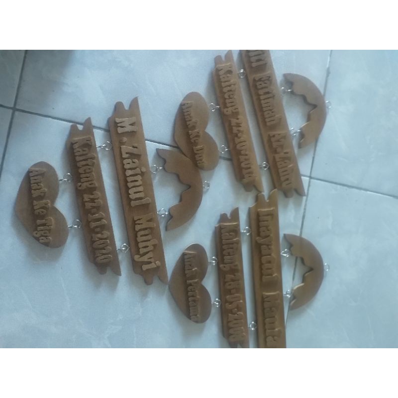 

Papan Nama kayu Huruf Timbul Custom bisa request Model dan bentuk
