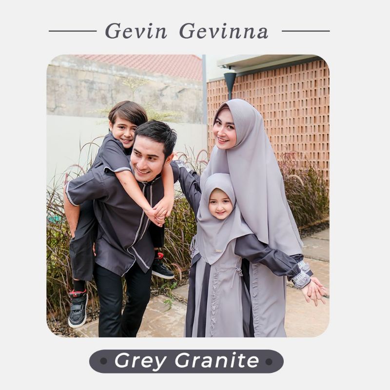 [SHIERAKI] GEVIN GEVINNA FAMILY SET - Sarimbit Keluarga - afiyahijabshop