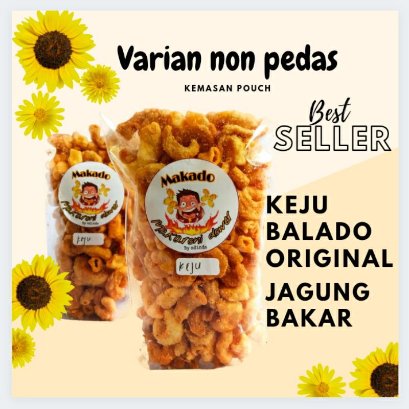 

MAKRONI BANTAT KEMASAN POUCH 50 GRAM VARIAN NON PEDAS by MAKADO MURAH,ENAK,RENYAH,BIKIN NAGIH