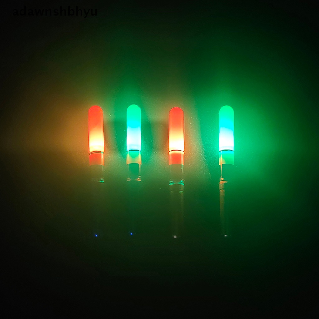 Adawnshbhyu 2pcs Light Stick Lightstick Bekerja Dengan LED Luminous Float Night Fishing Bobber