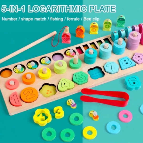 

Mainan 1 Anak Berkualitas in Pancing PLATE Ikan 5 Lebah Edukasi dan Unik LOGARITHMIC