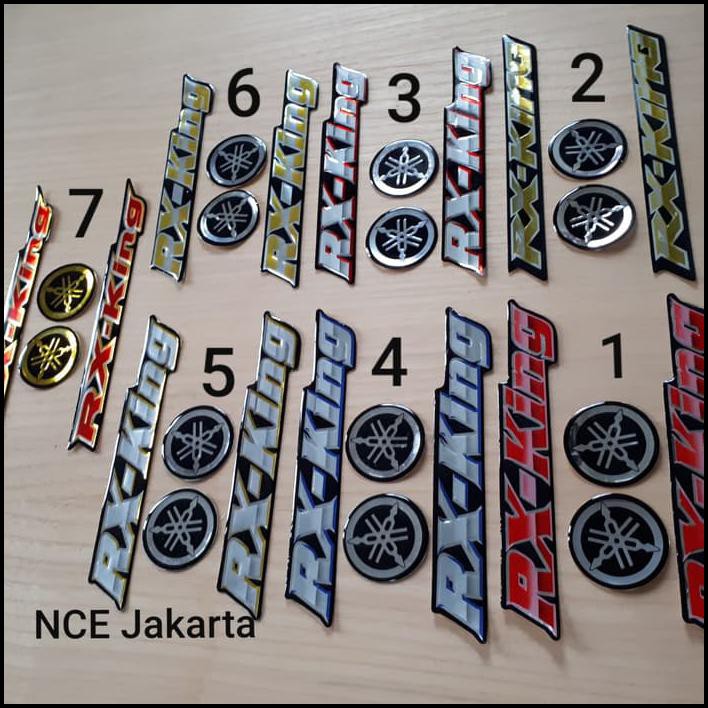 Emblem Tanki Dan Tutup Accu Rx-King
