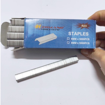 

COD Isi Refill Anak Hekter Staples Stepler Paku Tembak 8MM X 5000Pcs GROSIR ECER READY MEDAN