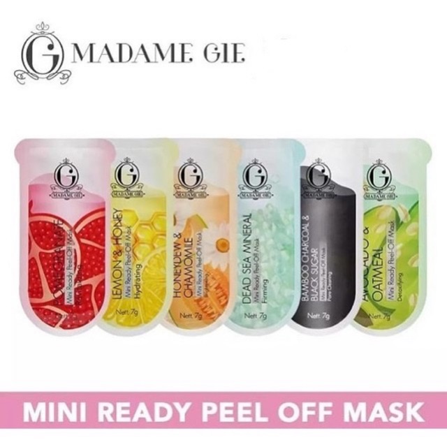 Madame Gie Mini Ready Peel Off Mask Masker Komedo