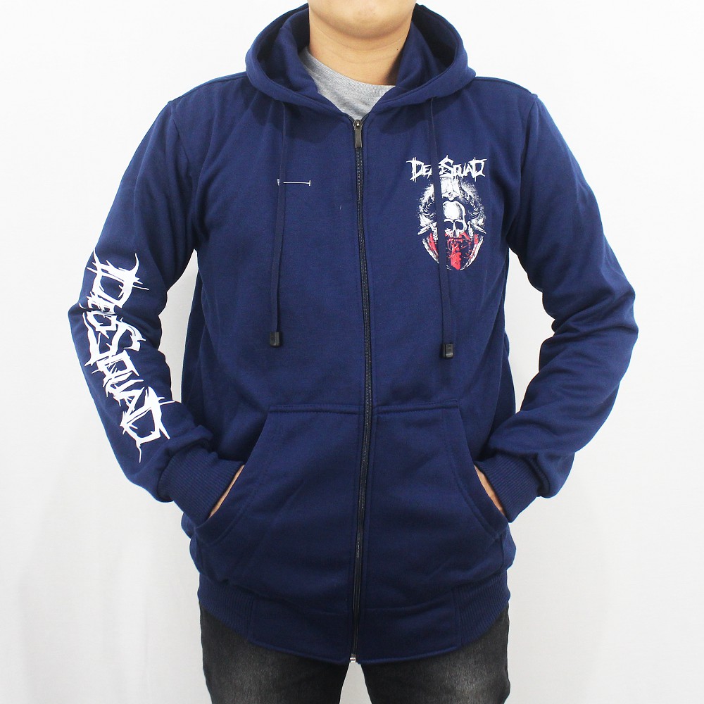 JAKET HOODIE MUSIK DEADSQUAD 07 M L XL XXL - JAKET DEADSQUAD HEAVY METAL - JAKET UNDERGROUND DEADSQUAD